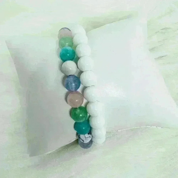 Halo beaded Duo Bracelet - Picture 2 of 5